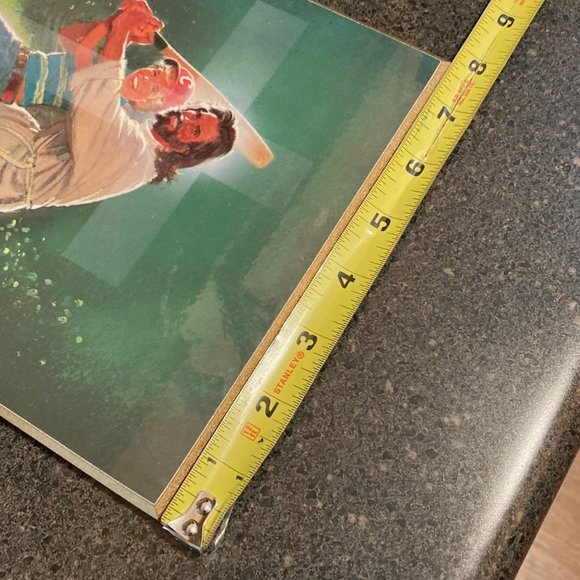 Jesus Baseball cross wall decor hard back gold trim - Picture 7 of 7